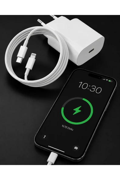 iPhone 14 13 12 11 8 Plus 7 Uyumlu 20W PD Hızlı Şarj Seti ürün görseli 1