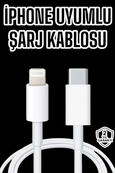 Iphone Tüm Modellerle Uyumlu Hızlı Şarj Kablosu İOS 30W ürün görseli 1