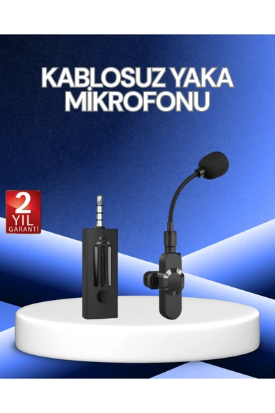 2.4 GHz Düşük Gecikmeli Kablosuz Ses Kayıt Mikrofonu ürün görseli 1