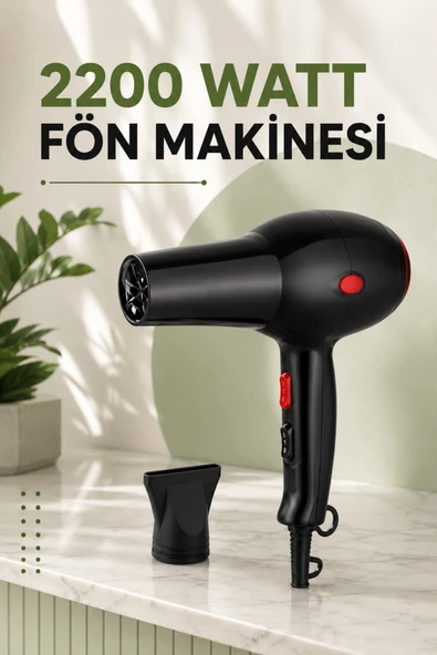 Mey İthalat® Soğuk ve Sıcak Üfleme Özellikli AC Motorlu Saç Kurutma Makinesi ürün görseli 1