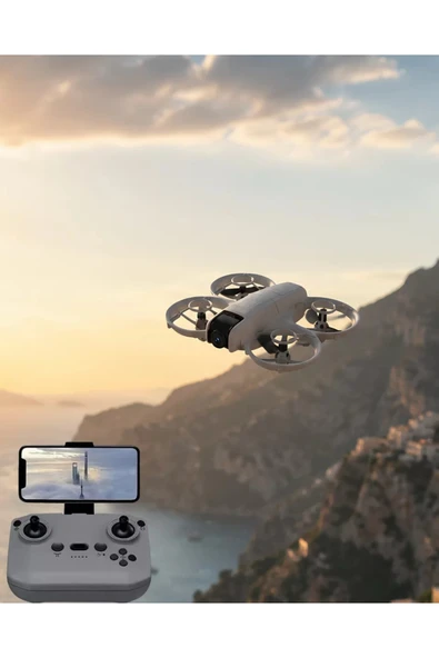 Uzaktan Kumandalı Mini Drone HD Kamera Işıklı Tasarım ürün görseli 1