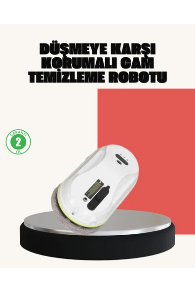 UPS Destekli Düşmeye Karşı Korumalı Cam Temizleme Robotu ürün görseli 1