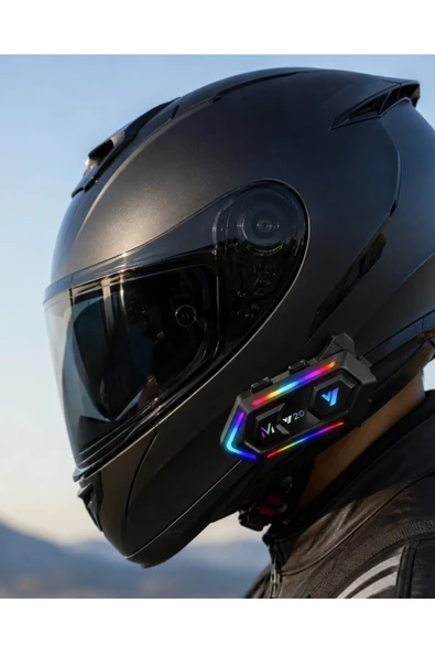 Motosiklet Kaskı İçin Bluetooth Intercom Kulaklık Uzun Pil Ömrü ürün görseli 1