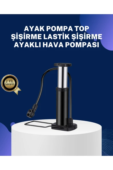 Ayakla Kullanılan Hava Pompası Araç ve Bisiklet İçin Uygun ürün görseli 1