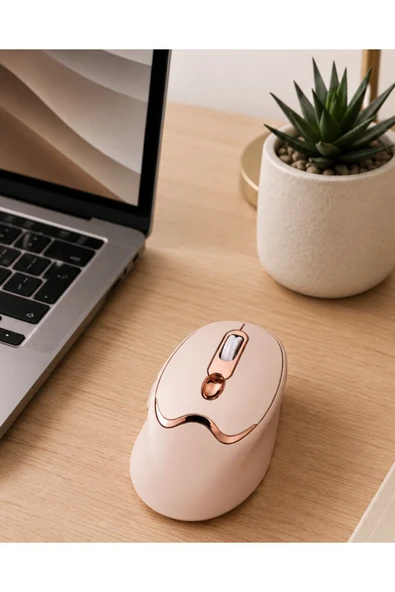 Ofis ve Laptop Kullanımına Uygun Şarjlı Wireless Mouse Sessiz Tuşlu ürün görseli 1