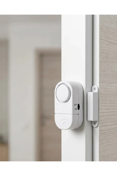Kapı Pencere Alarmı Manyetik Sensörlü 90 dB Güçlü Sesli Güvenlik Alarm Sistemi ürün görseli 1