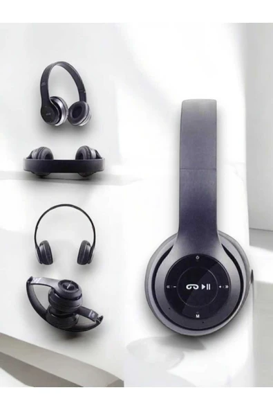 P47 Kulak Üstü Bluetooth Kulaklık - Resim 5