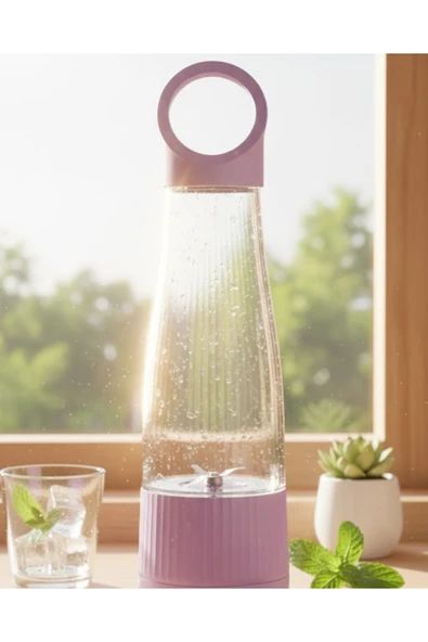 Pratik Kullanımlı USB Şarjlı Meyve ve Smoothie Blender ürün görseli 1