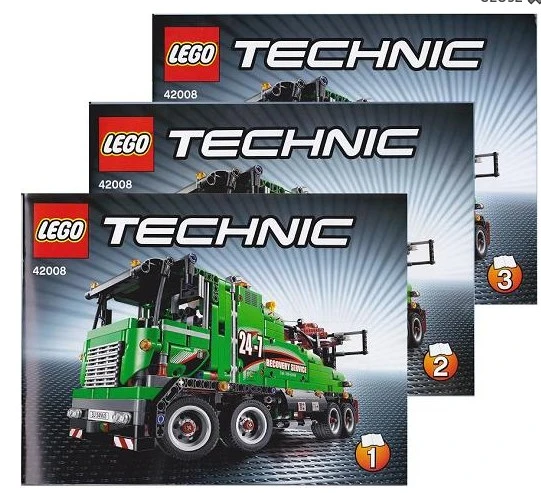Lego 42008  Service Truck - YAPIM KILAVUZU / STICKER - ürün görseli 1
