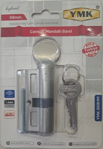 YMK 68 mm CERMAN HYBRİD SATEN MANDALLI BAREL YMK-B68HM ürün görseli 1
