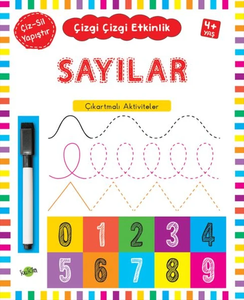 Çizgi Çizgi Etkinlik - Sayılar (4+ Yaş) ürün görseli 1