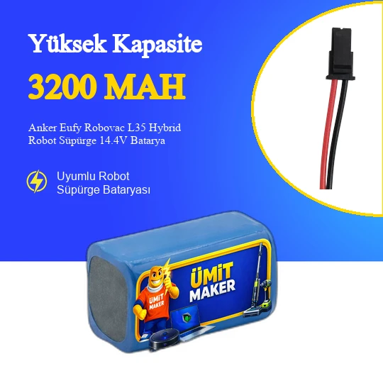 Anker Eufy Robovac L35 Hybrid Robot Süpürge 3200 mAh 14.4V Batarya ürün görseli 1