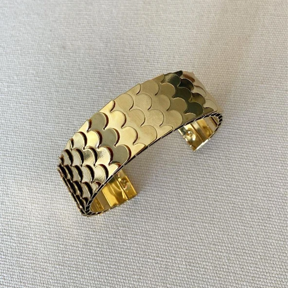 Pul Gold Çelik Kelepçe - Resim 3