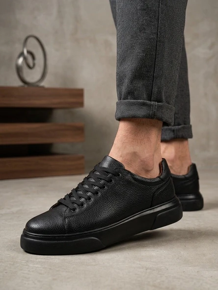 ETF-010 Erkek Sneaker Günlük Casual Spor Ayakkabı Siyah Taban ürün görseli 1