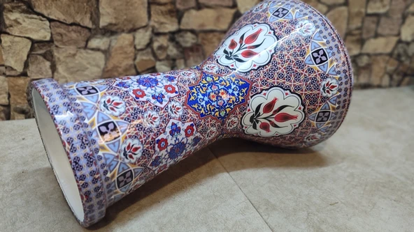 Darbuka profesyonel çini işçilik - Resim 7