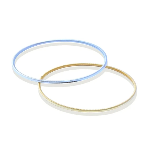 Ajda Modeli 2mm 6,2cm Gümüş Bilezik - Resim 2