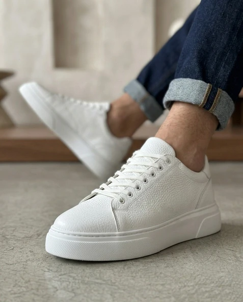 ETF-010 Erkek Sneaker Günlük Casual Spor Ayakkabı Beyaz ürün görseli 1