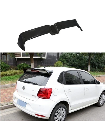 vvw polo 6r 2009.2014 plastk parlak siyah boyalı spoiler ürün görseli 1