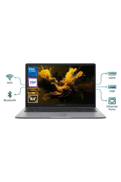 Asus Expertbook P1 15.6" P1503CVA-C716512G0D - Core 7 240H Işlemci - 16GB Ddr5 Ram -512GB Nvme Ssd-Freedos ürün görseli 1