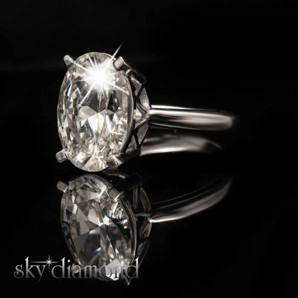 Sky Diamond Large Oval Montür Tektaş - Resim 2