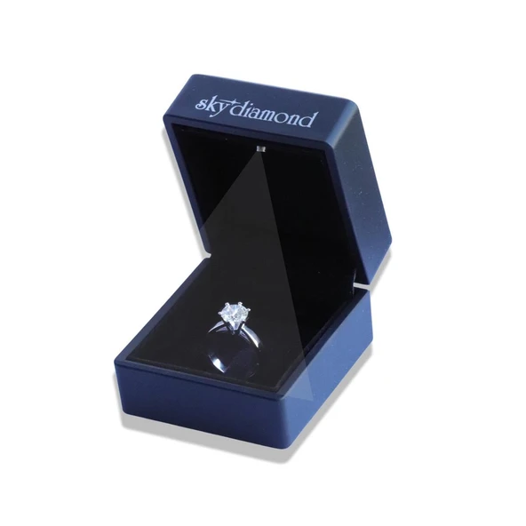 Elegance Model Tek Taş Sky Diamond Yüzük - Resim 6