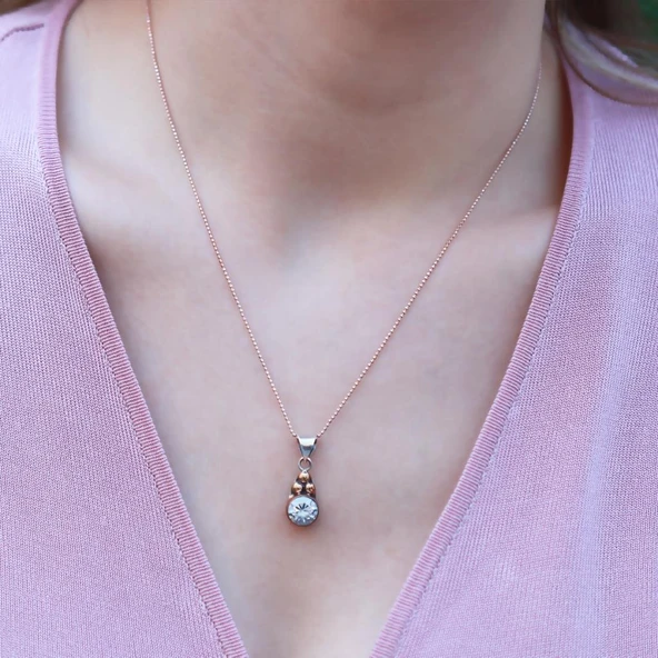 Zircon Taşlı Gümüş Otantik Set - Resim 4