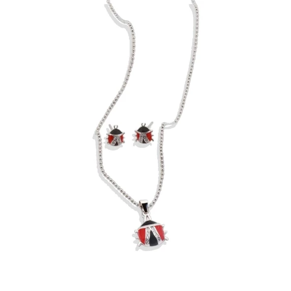 Uğur Böcekli Mine İşli Çocuk Set ürün görseli 1