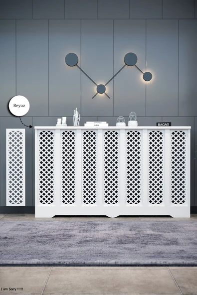 Dekoratif Petek Kaplama Modern Kalorifer Peteği Gizleme Ünitesi 11 Desen 9 Renk İç Ölçü 136 cm Dış Ölçü 140 cm ürün görseli 1