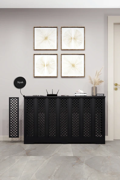 Dekoratif Petek Kaplama Modern Kalorifer Peteği Gizleme Ünitesi 11 Desen 9 Renk İç Ölçü 136 cm Dış Ölçü 140 cm ürün görseli 1