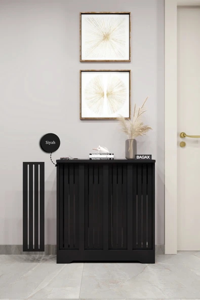 Dekoratif Petek Dolabı Kalorifer Peteği Kapatma Ünitesi Modern Tasarım İç Ölçü 76 cm Dış Ölçü 80 cm ürün görseli 1