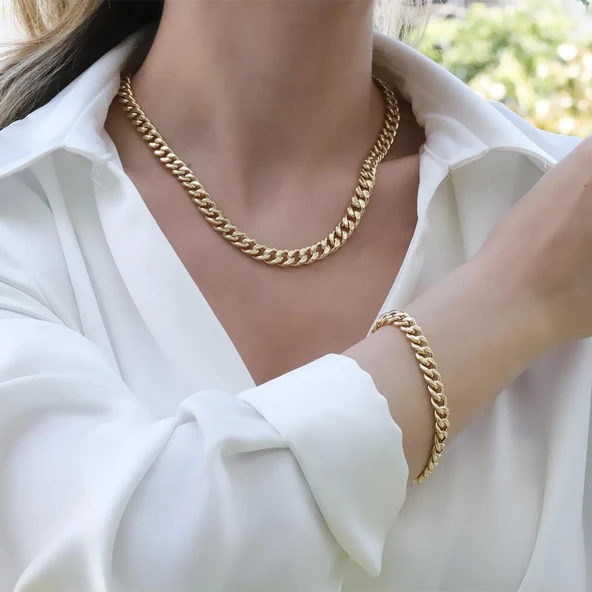 Gurmet Hallow Gold Kaplama Gümüş Set - Resim 2