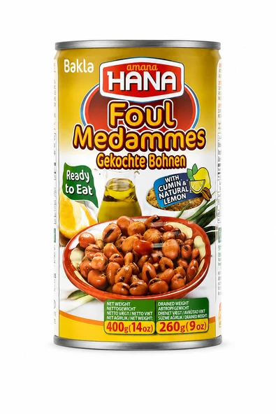 Hana Limonlu Ve Kimyonlu Bakla Konservesi 400 Gr ürün görseli 1