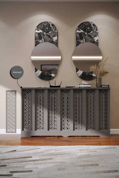 Dekoratif Petek Kaplama Modern Kalorifer Peteği Gizleme Ünitesi 11 Desen 9 Renk İç Ölçü 136 cm Dış Ölçü 140 cm ürün görseli 1