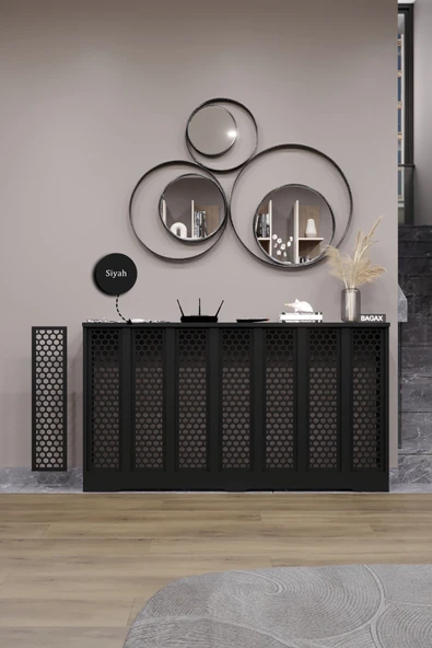 Dekoratif Petek Kaplama Modern Kalorifer Peteği Gizleme Ünitesi 11 Desen 9 Renk İç Ölçü 136 cm Dış Ölçü 140 cm ürün görseli 1