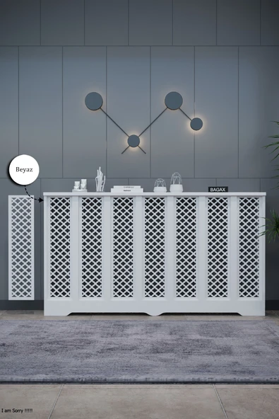 Dekoratif Petek Kaplama Modern Kalorifer Peteği Gizleme Ünitesi 11 Desen 9 Renk İç Ölçü 136 cm Dış Ölçü 140 cm ürün görseli 1