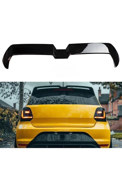 vw polo 6j 2014.2018 uyumlu oettinger parlak siyah spoiler ürün görseli 1