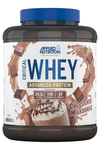 Applied Nutrition Critical Whey Protein Chocolate Milkshake 2KG ürün görseli 1