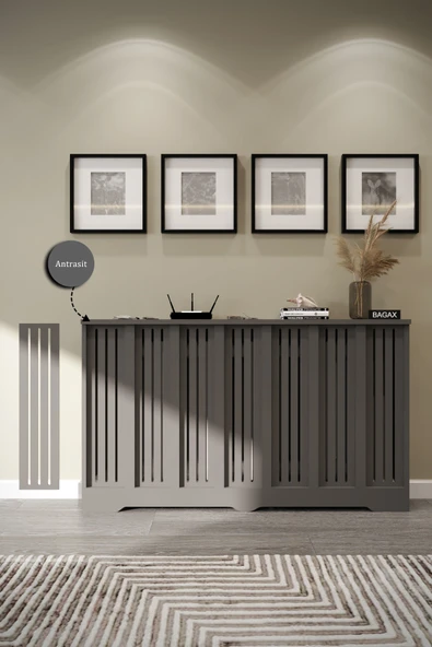Dekoratif Petek Kaplama Modern Kalorifer Peteği Gizleme Ünitesi 11 Desen 9 Renk İç Ölçü 136 cm Dış Ölçü 140 cm ürün görseli 1