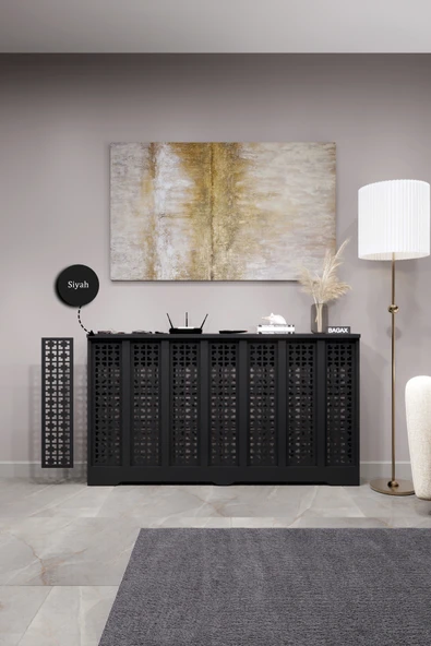 Dekoratif Petek Kaplama Modern Kalorifer Peteği Gizleme Ünitesi 11 Desen 9 Renk İç Ölçü 136 cm Dış Ölçü 140 cm ürün görseli 1