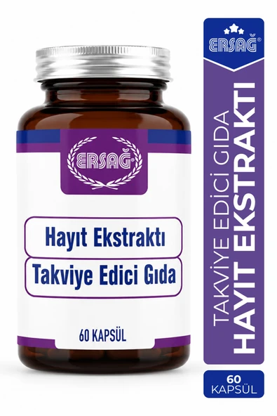 ERSAĞ Hayıt Ekstraktı Takviye Edici Gıda 60 Kapsül ürün görseli 1