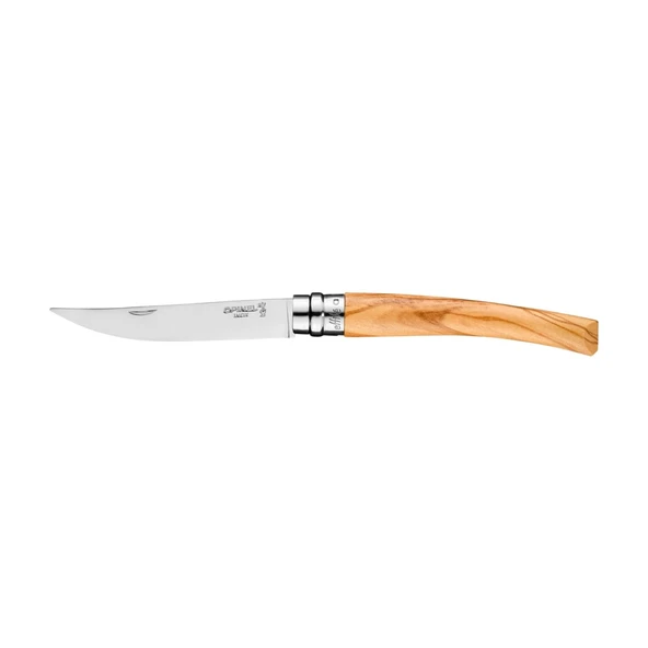 Opinel N°10 Effile Zeytin Saplı, İnce ve Keskin Çelik Çakı ürün görseli 1