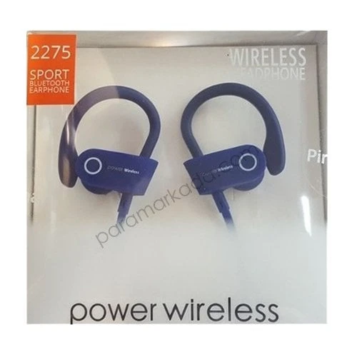 Piranha 2275 Mavi Kulak İçi Spor Bluetooth Kulaklık ürün görseli 1