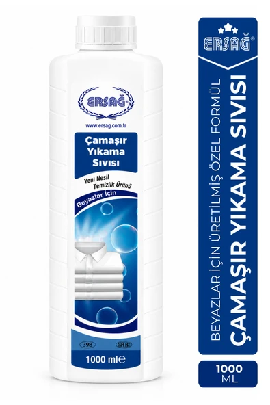 ERSAĞ Yeni Nesil Beyazlar İçin Çamaşır Yıkama Sıvısı 1000 ML ürün görseli 1