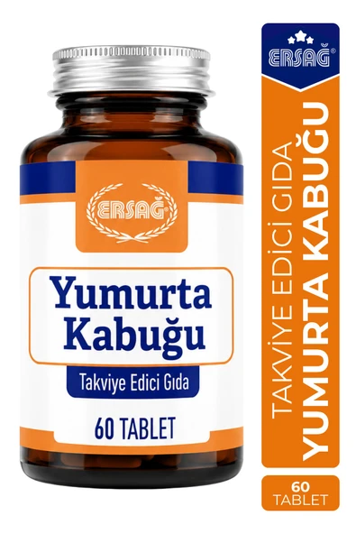ERSAĞ Yumurta Kabuğu Takviye Edici Gıda 60 Tablet ürün görseli 1