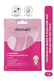DERMOKİL CANLANDIRICI KAFEİN VE HYALURONİK ASİT HİDROJEL GÖZ ALTI PATCH 7 GR ürün görseli 1