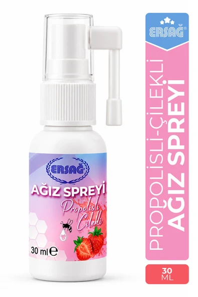 ERSAĞ Propolisli Çilekli Ağız Spreyi 30 ML ürün görseli 1