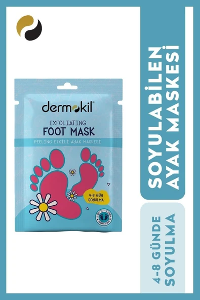 DERMOKİL PEELİNG ETKİLİ SOYULABİLİR AYAK MASKESİ 30 ML ürün görseli 1