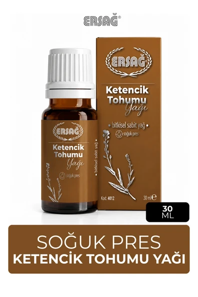 ERSAĞ Soğuk Pres Ketencik Tohumu Yağı 30 ML ürün görseli 1