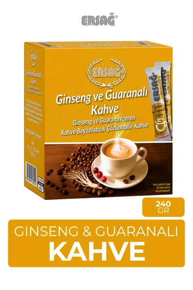 ERSAĞ Ginseng ve Guaranalı Kahve Karışımı 240 Gr ürün görseli 1