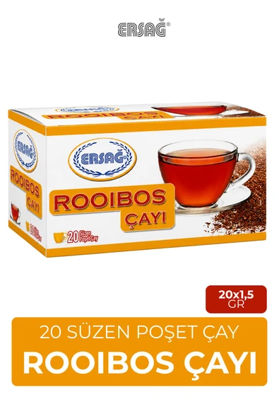 ERSAĞ Rooibos Çayı 20 Süzen Poşet 30 GR ürün görseli 1